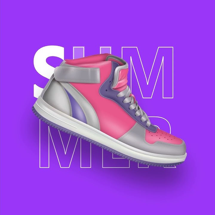 Motion Graphics Shoes Banner