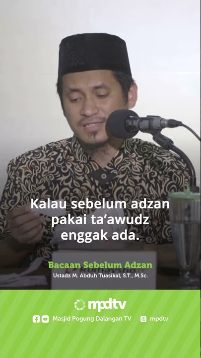 bacaan sebelum adzan #ceramahsingkat #ceramah