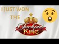 I just won the jackpot king feature  star spinner slot  05 spins