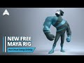 Introducing beta  a free maya character rig by agoracommunity
