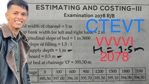 estimating and costing 6th semester numericals || estimating and costing 6th sem important questions