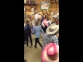 Russ childers  nwes 4th grade square dance showcase at simon sorghum festival oct 3 2015