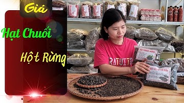 Hạt Chuối Có Tác Dụng Gì | Giá Hạt Chuối Hột Rừng Bao Nhiêu?