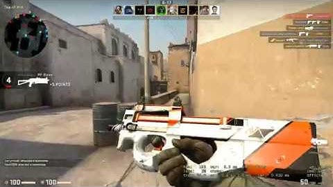 P90 | Asiimov (Field tested) Skin showcase & Gameplay (Counter strike Global Offensive)