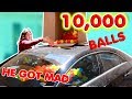 10,000 BALL PIT BALLS IN HIS CAR PRANK!