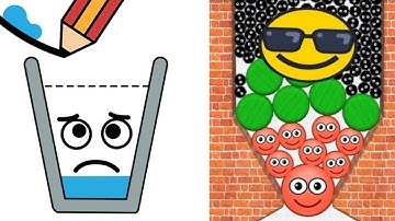 Happy Glass Puzzle VS Hide Ball Brain Teaser Logic Puzzle Merge Weekend!