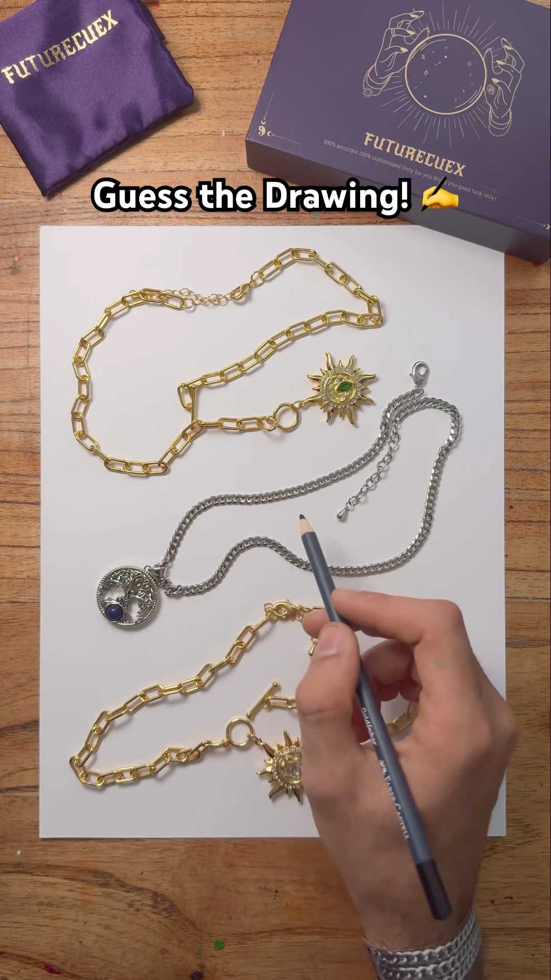 Did you Find the Futurecuex Jewerly Drawn?! ?✨? #futurecuex #jewerly #ad