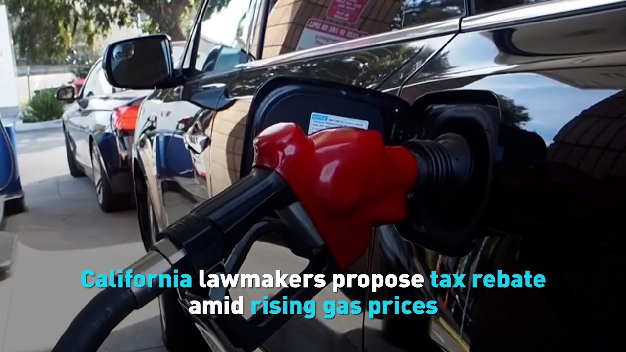 California lawmakers propose tax rebate amid rising gas prices - YouTube