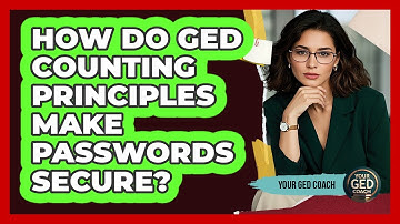 How Do GED Counting Principles Make Passwords Secure? - Your GED Coach