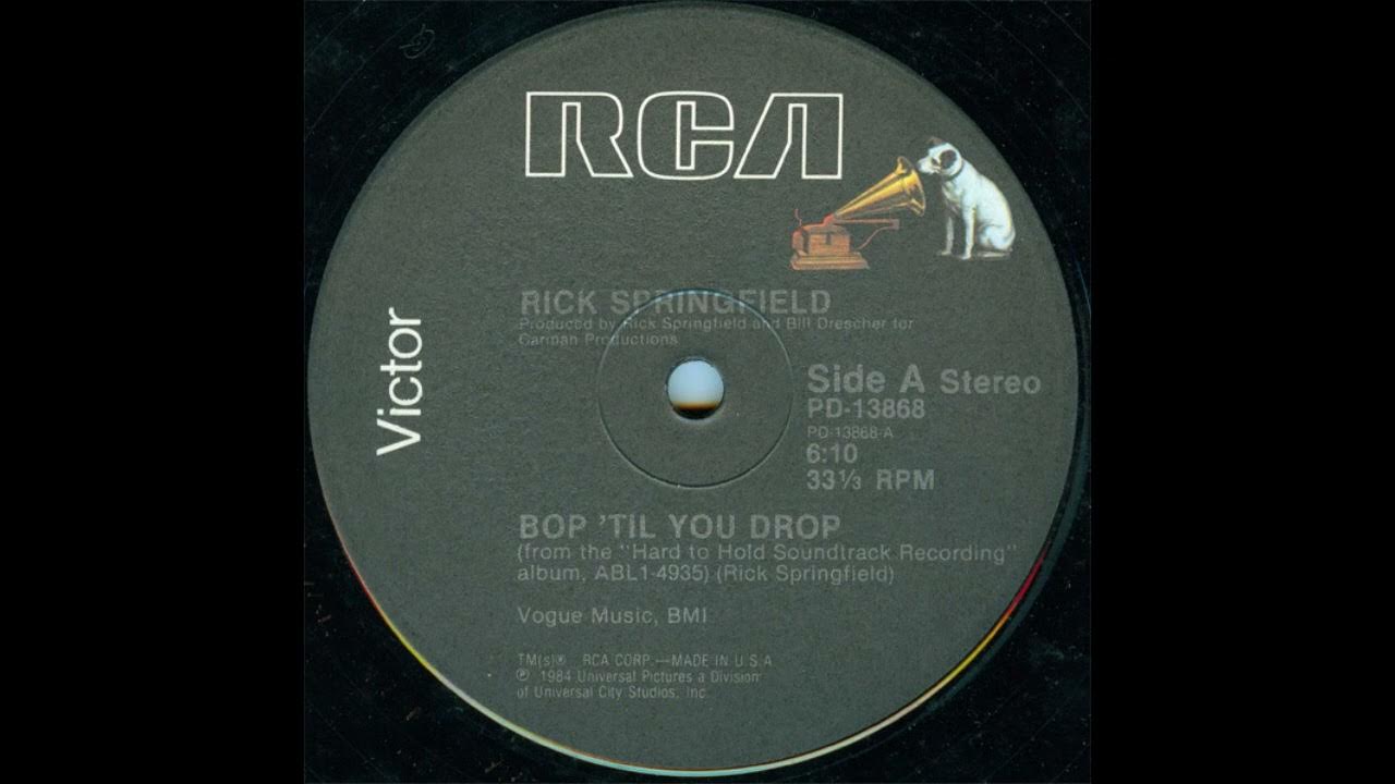 Greg & Steve Bop Til You Drop Bop 'Til You Drop (Remix) - Rick Springfield - YouTube