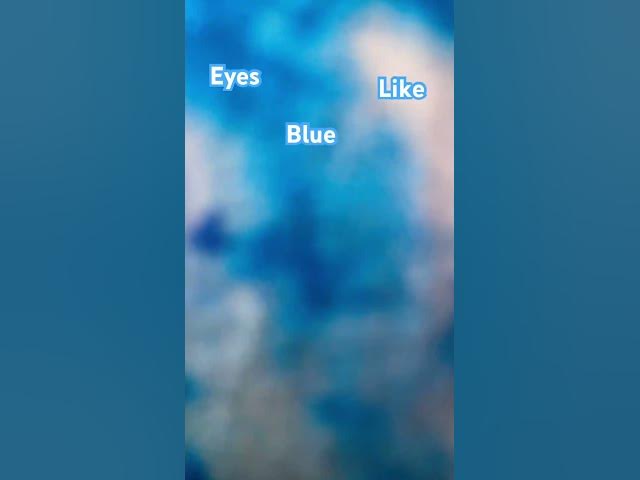 Eyes blue like the Atlantic💙🦋🐳🔵 #edit