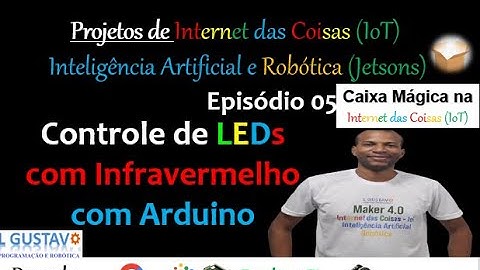 Caixa Mágica 05 - Controle de LEDs com Infravermelho e Arduino - Internet das Coisas