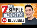 7 More RedBubble Design Ideas. How to make quick & easy design for stickers. Step by step tutorial.