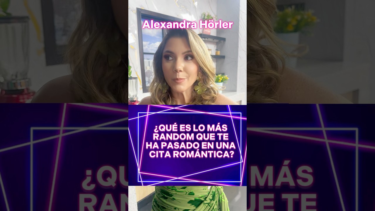 Alexandra Hörler y su momento más random en una cita romántica ❤️‍🔥