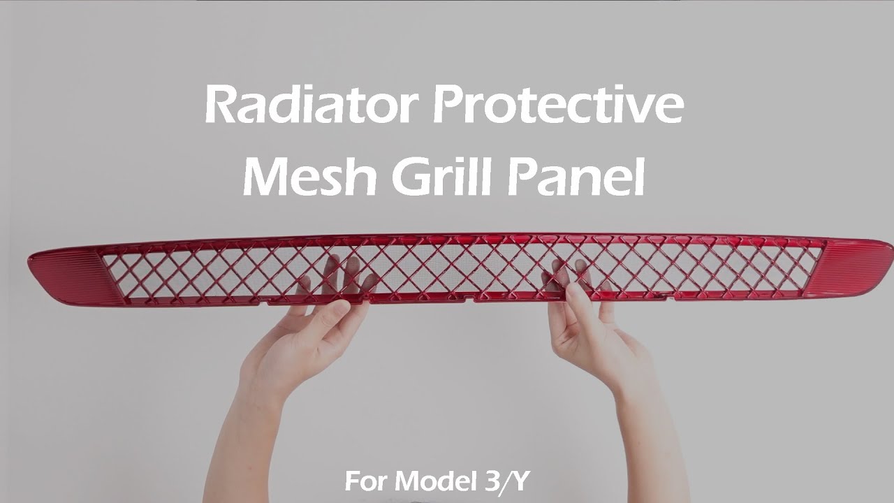 EVAAM® 2024 Model 3 Highland Radiator Protective Mesh Grill Panel