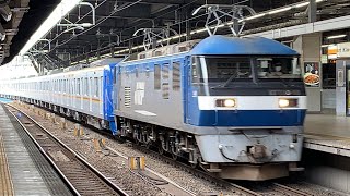 EF210 18号機牽引東京メトロ有楽町・副都心線17000系17106F甲種輸送8862レ名古屋通過