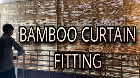Can bamboo curtains get wet?