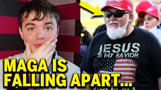 Trump Supporter FREAKS OUT after SIMPLE QUESTION...