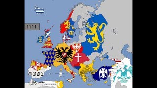 Europe: Timeline of National Flags: Part 9