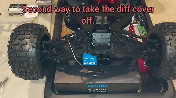 arrma outcast 6s roller super build-part 1 (diff case cover off and take out the diff)