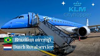 Discovering the Embraer E195-E2 with KLM Cityhopper