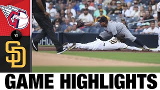 Guardians vs. Padres Game Highlights (8\/23\/22) | MLB Highlights