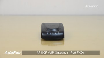 AP100F 1-Port FXO VoIP Gateway(1포트 FXO VoIP 게이트웨이) | AddPac