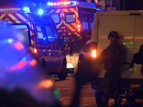Raw: Police Near Paris Hostage Scene