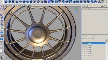 Speed Modeling a Car Wheel in Maya