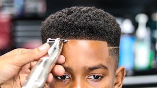 HAIRCUT TUTORIAL: SHADOW FADE CURL SPONGE WITH SIDE PART