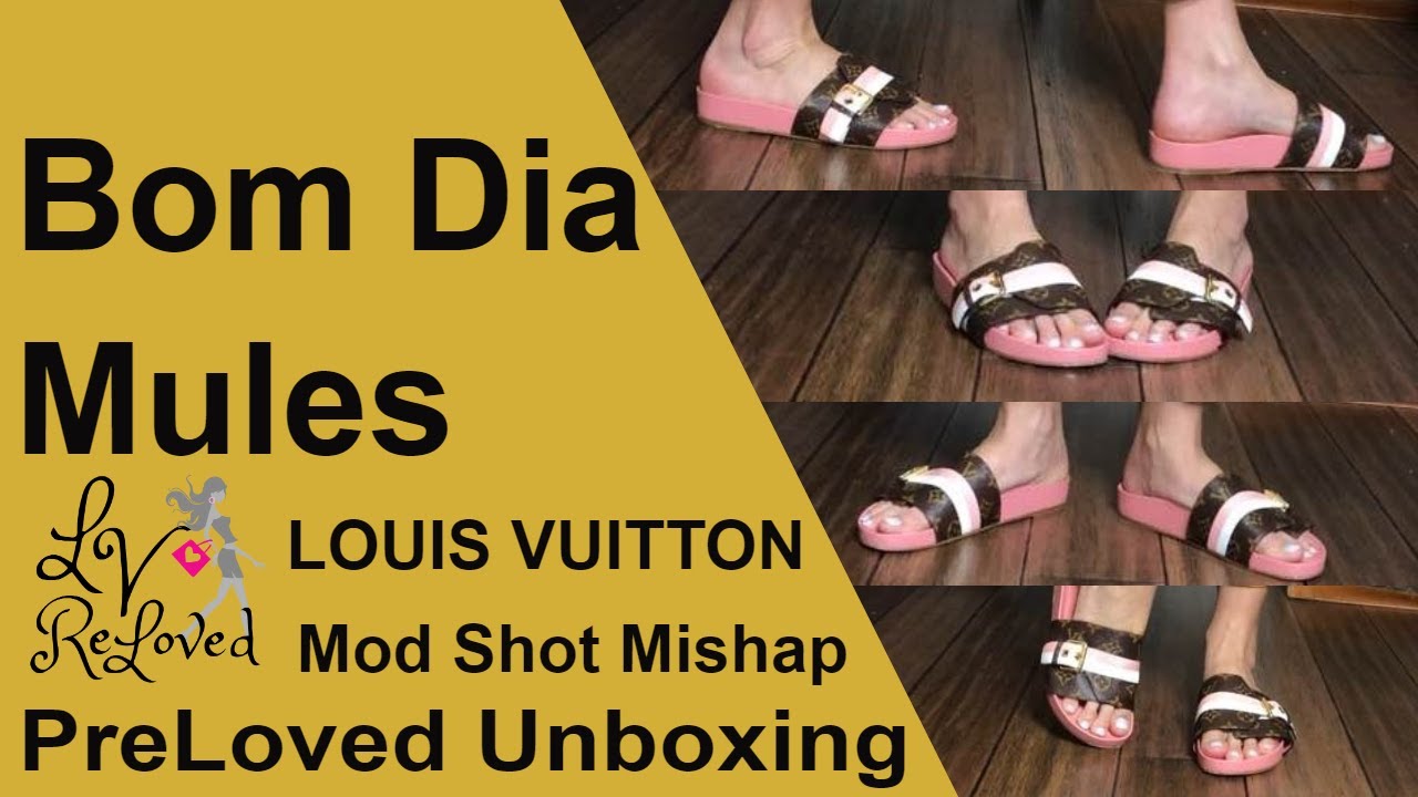 Louis Vuitton Bom Dia Sandals Unboxing 