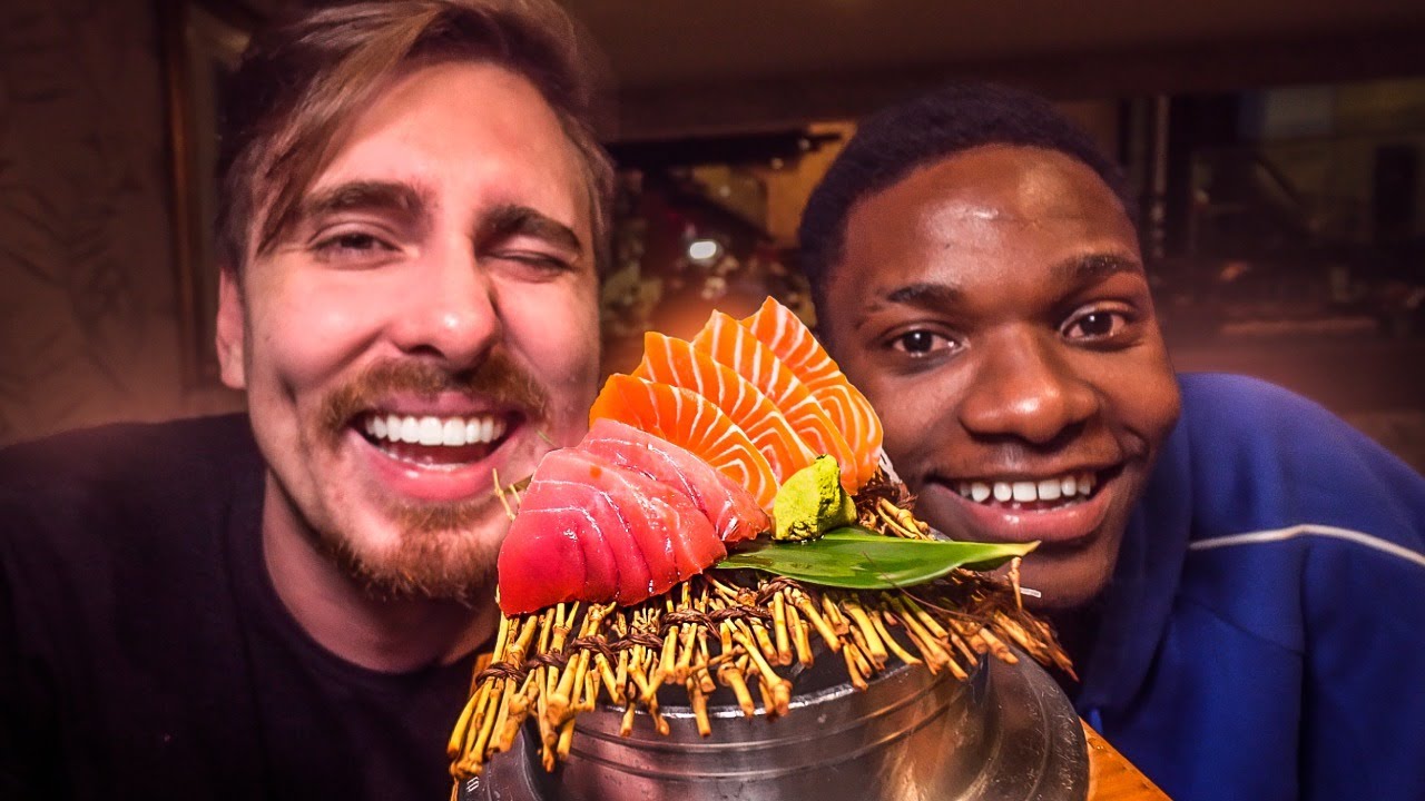 Primeira vez comendo sushi do Baptista Miranda no Brasil