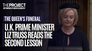 Liz Truss Reads At Queen Elizabeth II's Funeral