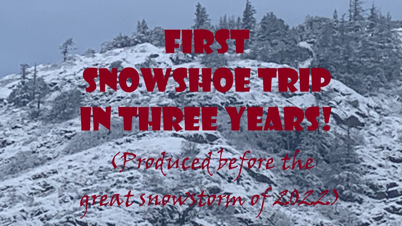 ️ First Snowshoe Hike in Three Years!! (shot before 2022 snowstorm)🌲 snowshoe britishcolumbia