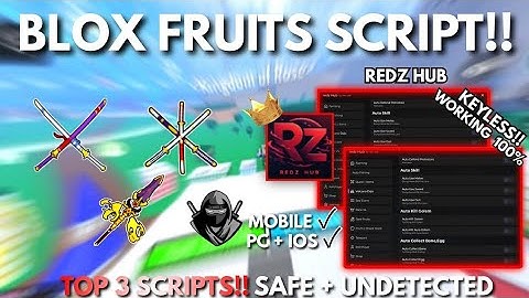 [ ☔ ] Top 3 Blox Fruits Scripts Better Than Redz Hub!!  Safe, Undetected, Delta Update Redz Hub 