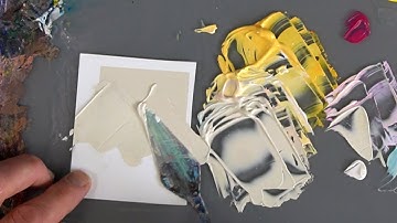 Matching less obvious colors. Color mixing with acrylics for beginners.