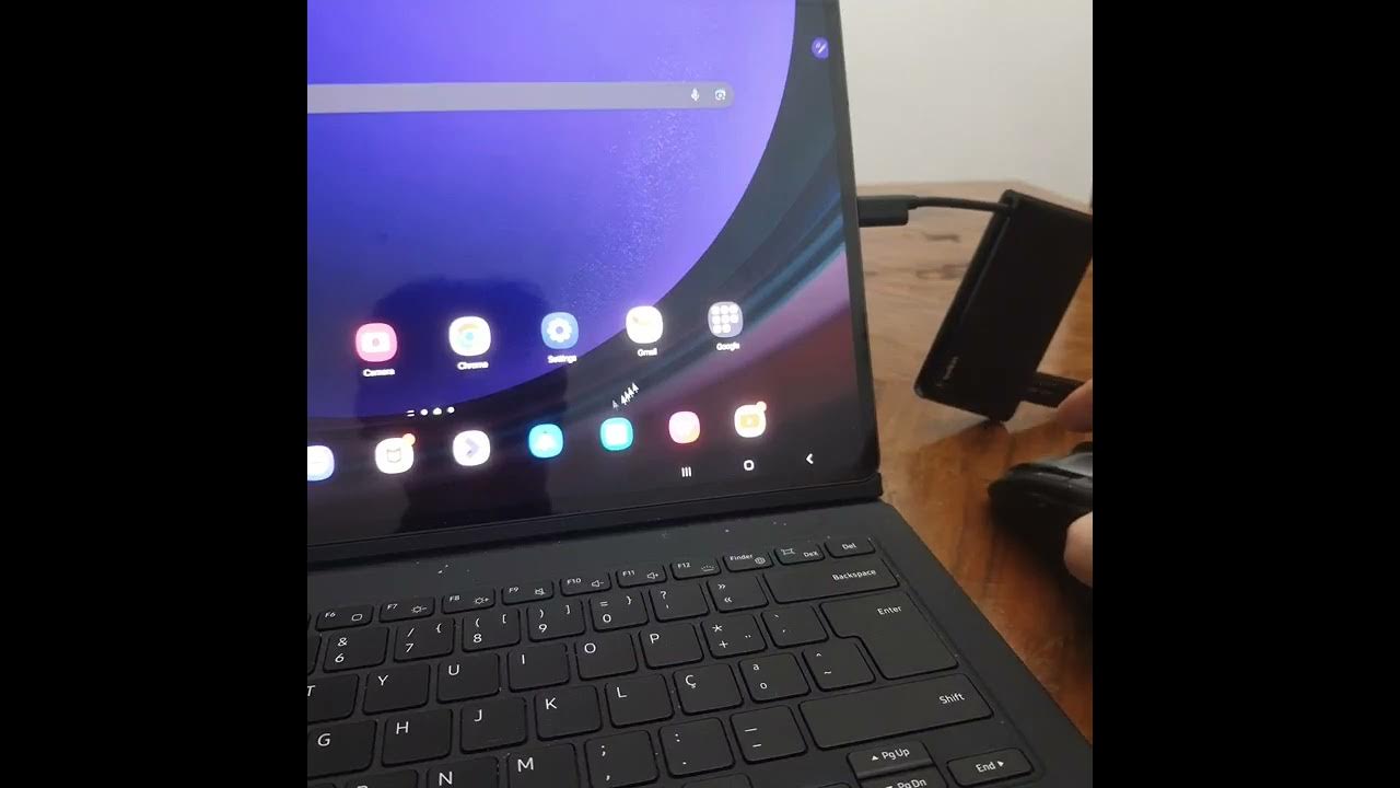 Connecting a mouse to the samsung galaxy tab s9 ultra youtube