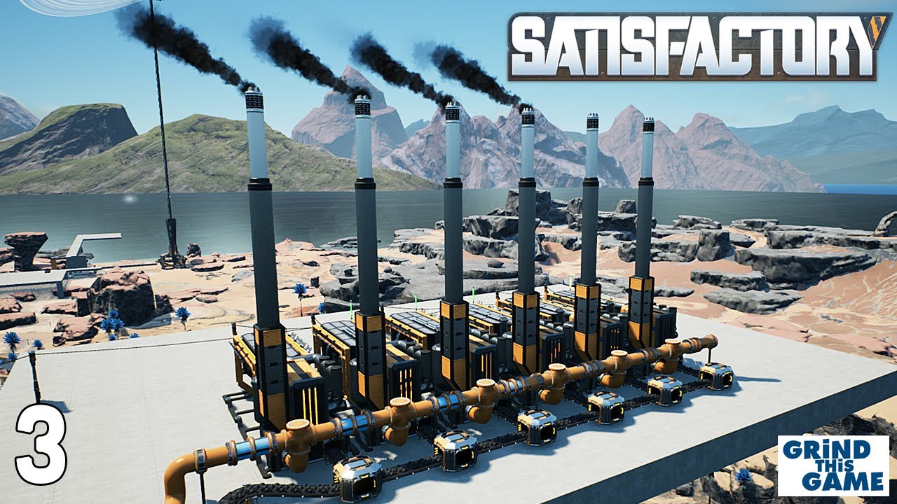 Satisfactory Coal Power Setup Reinforced Plates Factory Update 7 satisfactory-coal-power-setup-reinforced-plates-factory-update-7