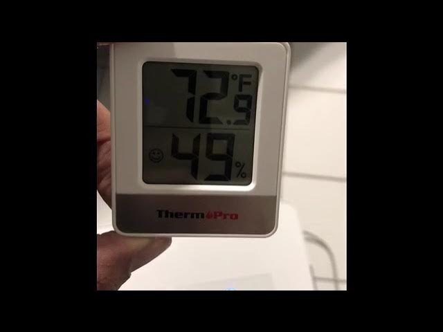 ThermoPro TP49 Digital Hygrometer Indoor Thermometer Humidity Meter Room Thermometer with Temperature and Humidity Monitor Mini Hygrometer