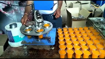 Rotary glass sealing machine , foil sealing machine