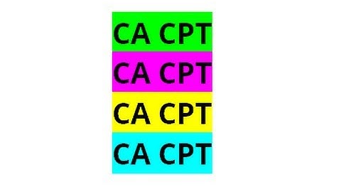 CA CPT Multiple Choice Questions 1 & 2
