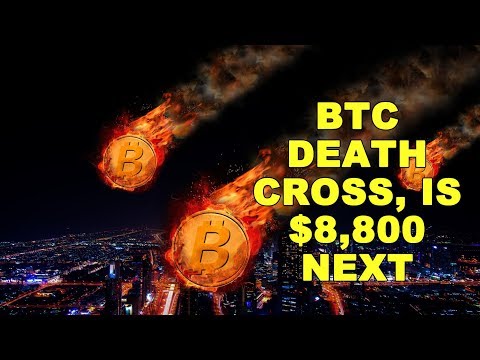 BTC Death Cross, is $8,800 Next? - YouTube