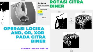 Operasi Logika AND, OR, XOR pada Citra Biner dengan Python dan OpenCV