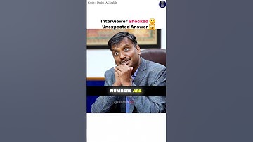 Onverwacht antwoord 🙀 | UPSC IAS-proefinterview