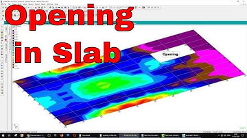 opening in Slab Staad pro v8i   Civil engineer