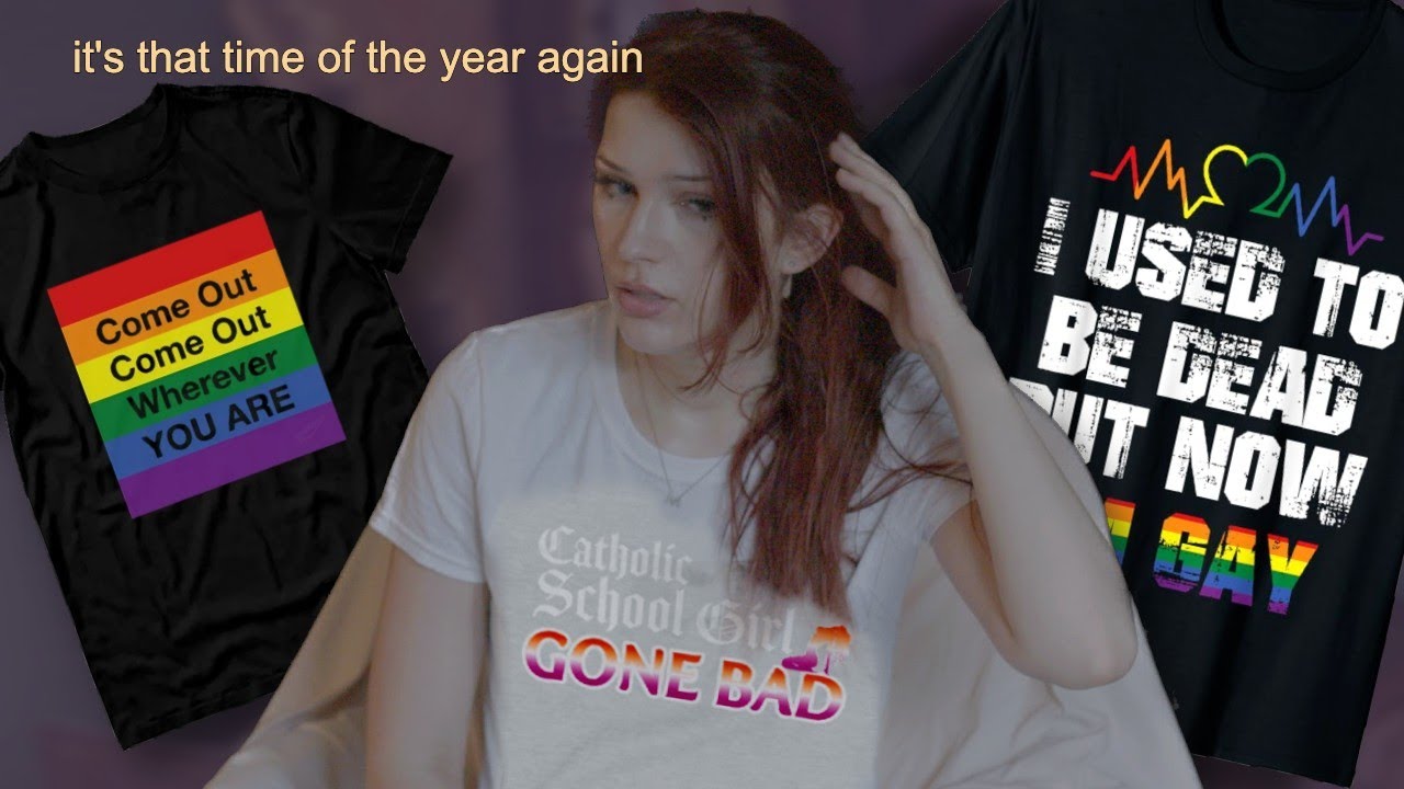 bad pride shirts (but they progressively get worse) - YouTube