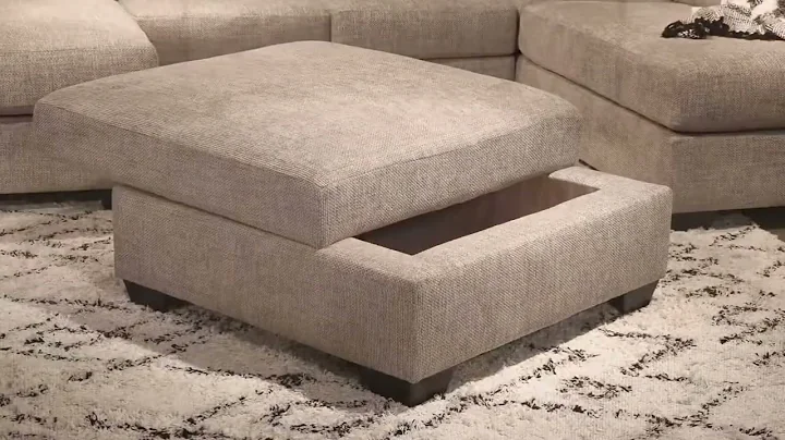 Megginson Ottoman With Storage In Storm from Signature Design by Ashley