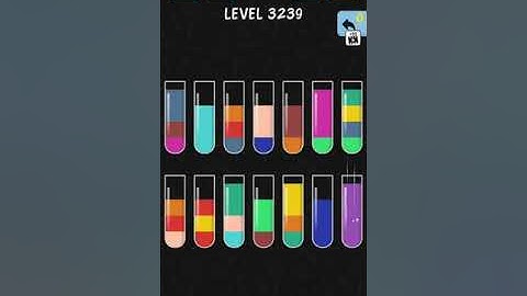 solve and solution water color sort game level 3239 👍