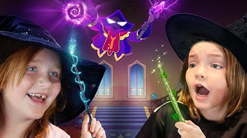 PUPPET MASTER vs ADLEY and NiKO!! a Magic Family Quest to collect pets, get gear, level up and learn