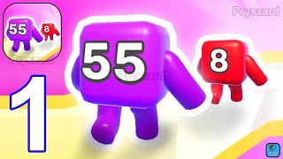 Level Up Numbers - Gameplay Walkthrough Part 1 Join Numbers Number Puzzle Game (Android, iOS) screenshot 2